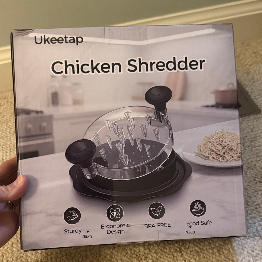 Ukeetap Chicken Shredder - Black/Clear